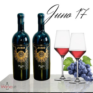 Rượu vang đỏ nhập khẩu Ý Juno 17 Primitivo