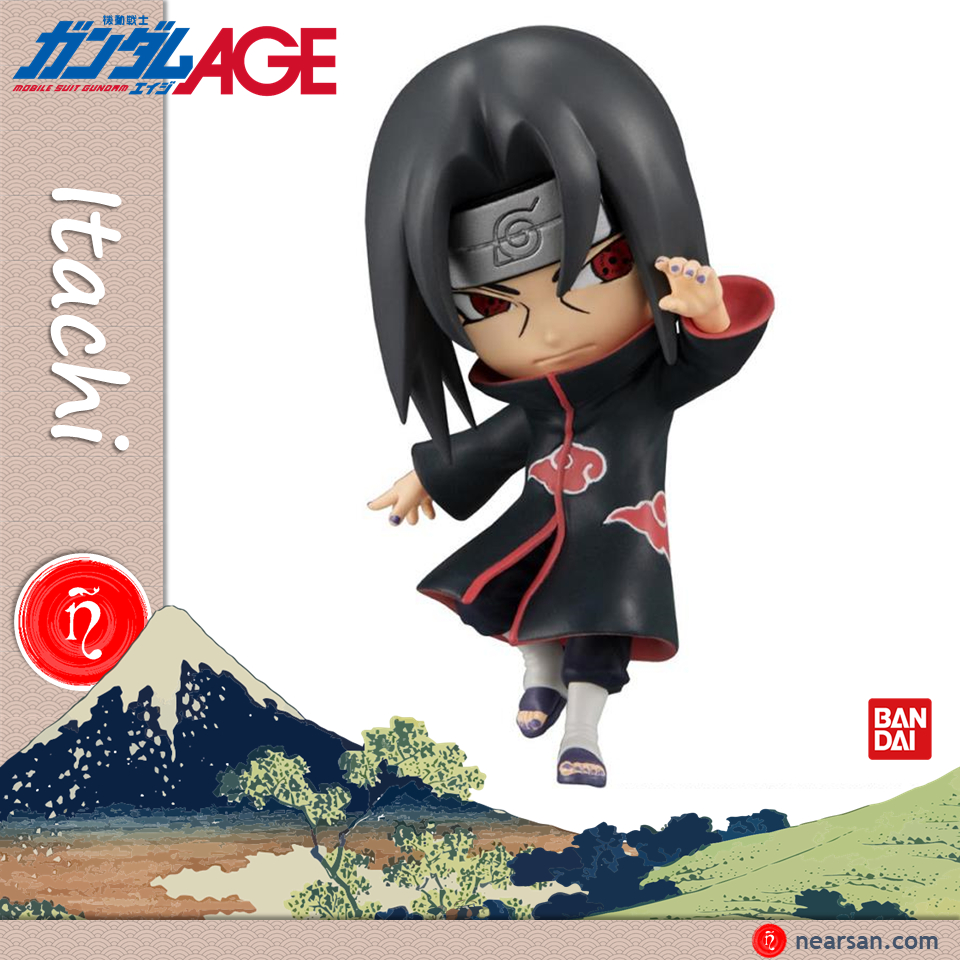 itachi uchiha mô hình ninja naruto shippuden chibi masters bandai mini