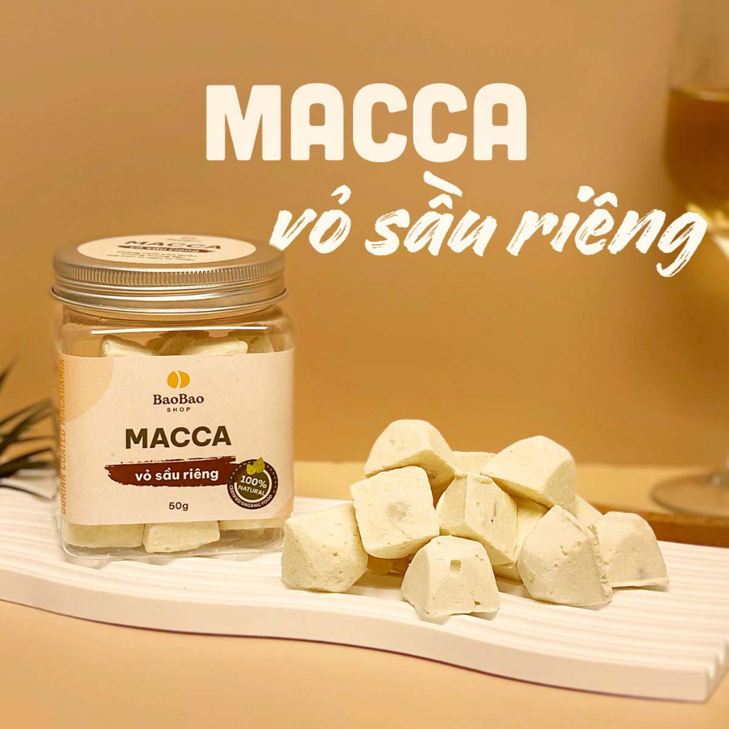 Hạt Macca Vỏ Sầu Riêng - Không Hôi Dầu - Giòn Ngon - BaoBao