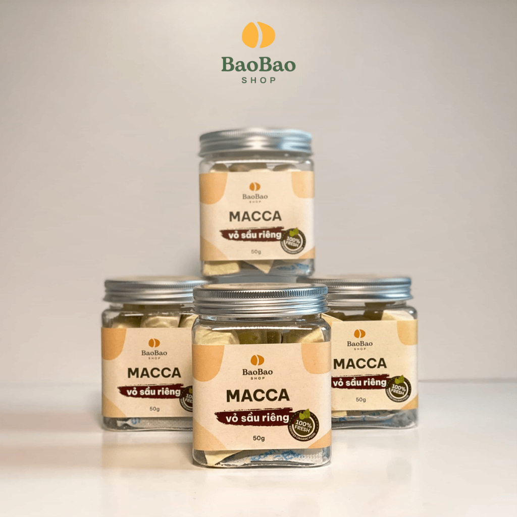 Hạt Macca Vỏ Sầu Riêng - Không Hôi Dầu - Giòn Ngon - BaoBao