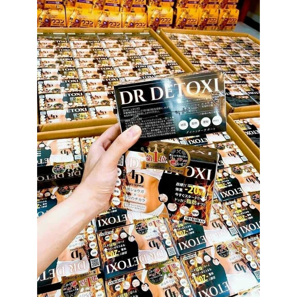 Viên Detox Giảm Cân Dr Detoxi Nhật Bản Chính Hãng