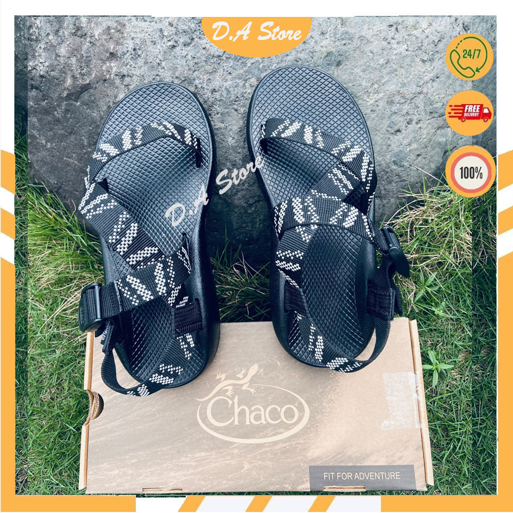 Sandal Chaco mẫu THỔ CẨM đế QUẾ thơm cao cấp D.A Store Dép Nam Nữ Quai Hậu Bền Bỉ, Năng Động dép xăng đan