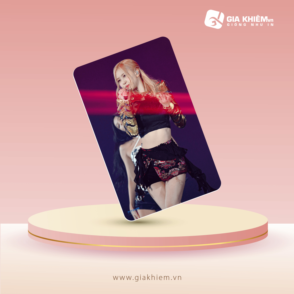 Card bơi BLACKPINK  Card nhựa dày như thẻ ATM CCCD