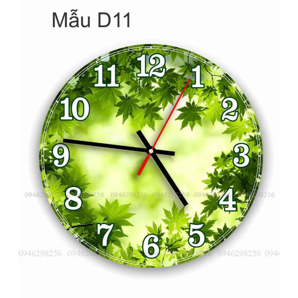 12 Mẫu Đồng hồ treo tường máy Kim trôi