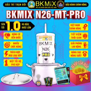 Nồi sên bánh trung thu BKMIX N26-MT-PRO (một tốc) sên tới 3.0kg nhân thành phẩm, máy sên nhân 10 lít
