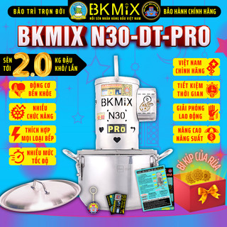 Nồi sên bánh trung thu BKMIX N30-DT-PRO (điều tốc) sên tới 6kg nhân thành phẩm, máy sên nhân 14 lít