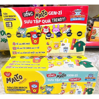 Thung Sữa Lúa Mạch Lof Malto 180ml x 48 Hộp