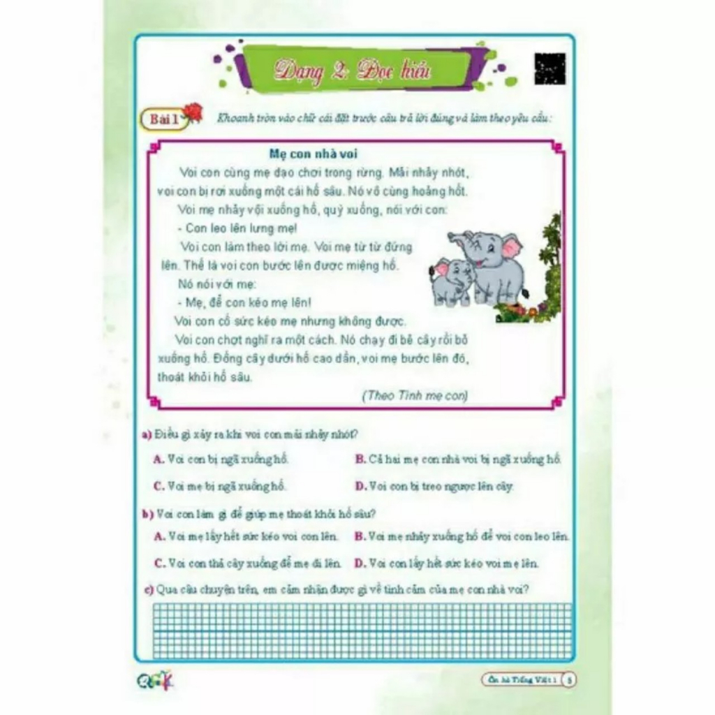 Sách - Ôn Hè Tiếng Việt 1 - Dành Cho Học Sinh Lớp 1 Lên Lớp 2 NSTO