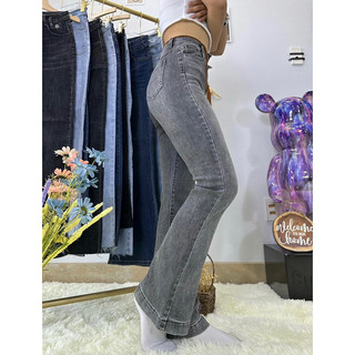 Jeans loe lưng cao phối dây(ảnh thật shop chụp)