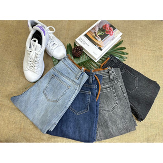 Jeans loe lưng cao phối dây(ảnh thật shop chụp)
