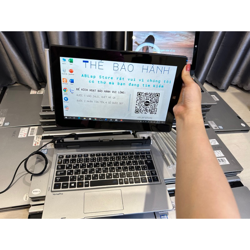 Máy tính bảng 2in1 pin 4-8h NECVK90AS VK111 VK11 VKZ11 11,6inch chip M3-6y30 1 128GB