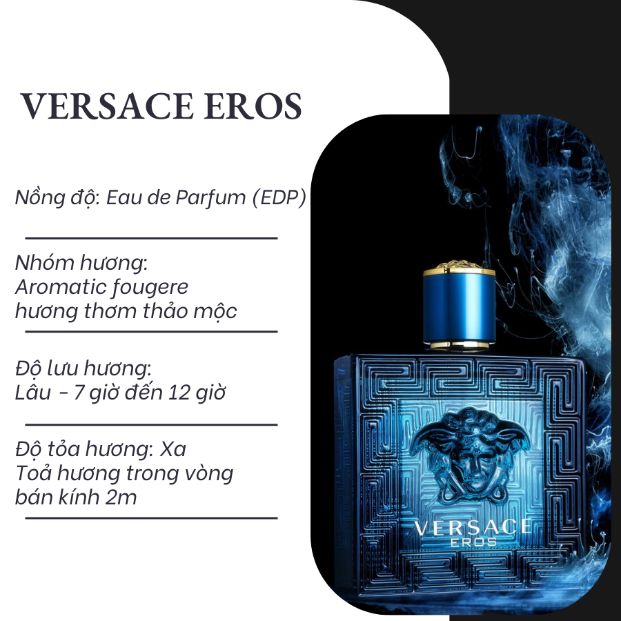 [Mẫu Thử] 10ml Nước hoa Versace Eros | Nước hoa nam chính hãng | Delimaperfume | BigBuy360 - bigbuy360.vn