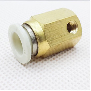 Đế cuối 3 hướng béc dây phun sương 8 ly bằng đồng - 8mm