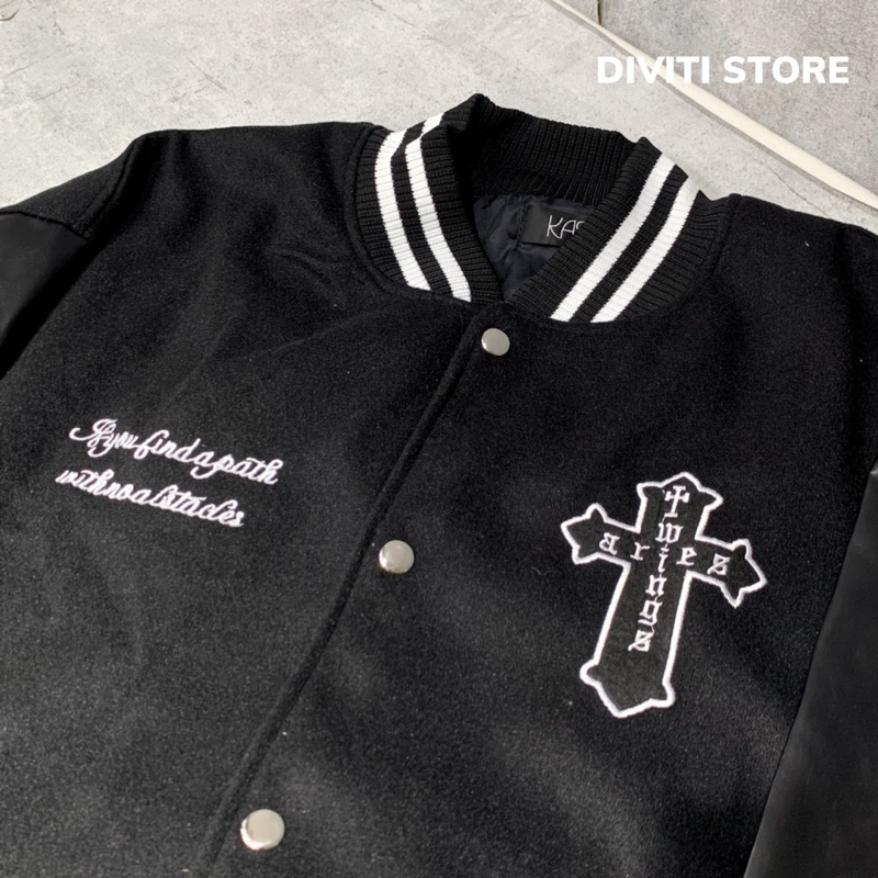 Áo Khoác Bomber Thánh Giá Cool Ngầu