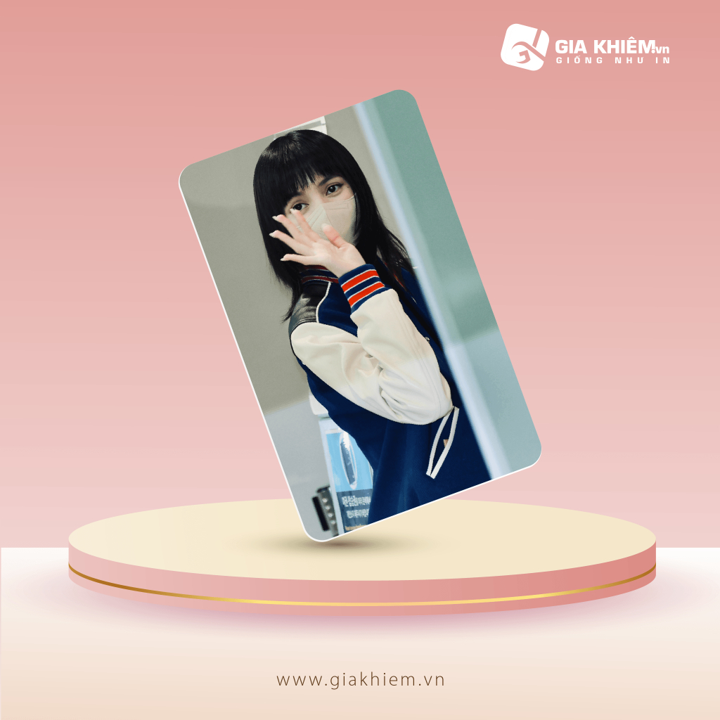 Card bơi BLACKPINK  Card nhựa dày như thẻ ATM CCCD