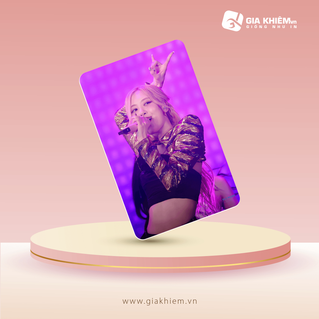 Card bơi BLACKPINK  Card nhựa dày như thẻ ATM CCCD