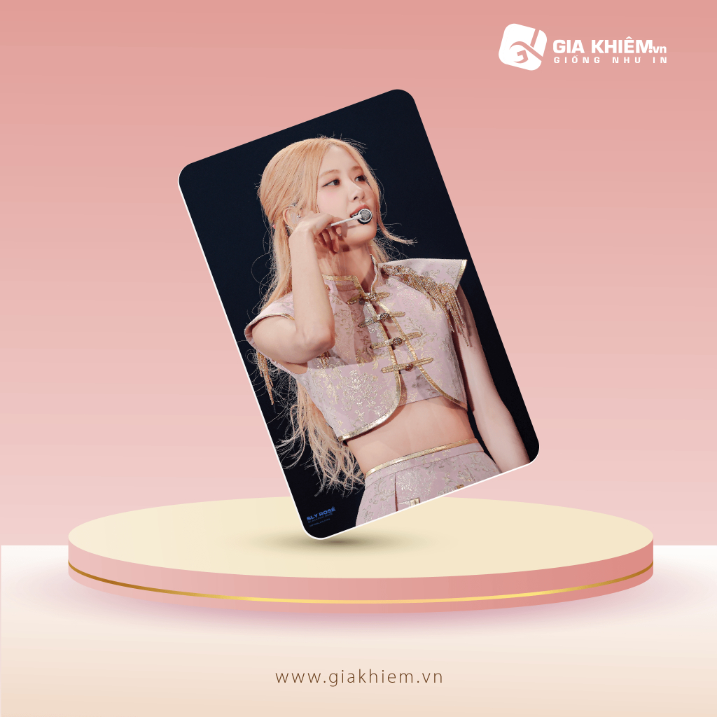 Card bơi BLACKPINK  Card nhựa dày như thẻ ATM CCCD