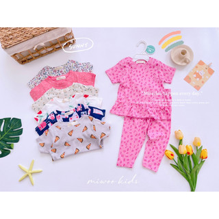 Áo cộc quần dài bé gái