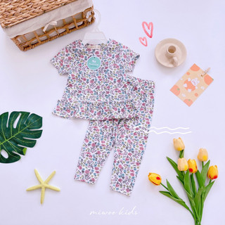 (7-18kg) Áo cộc quần dài bé gái