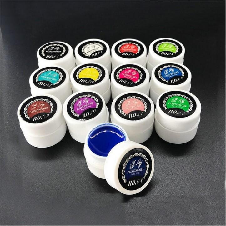 Set gel vẽ móng siêu đẹp 12 màu