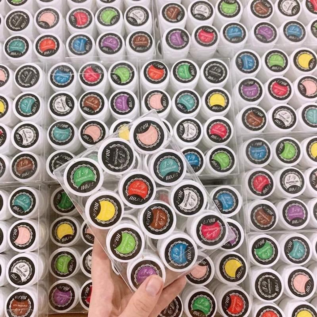 Set gel vẽ móng siêu đẹp 12 màu