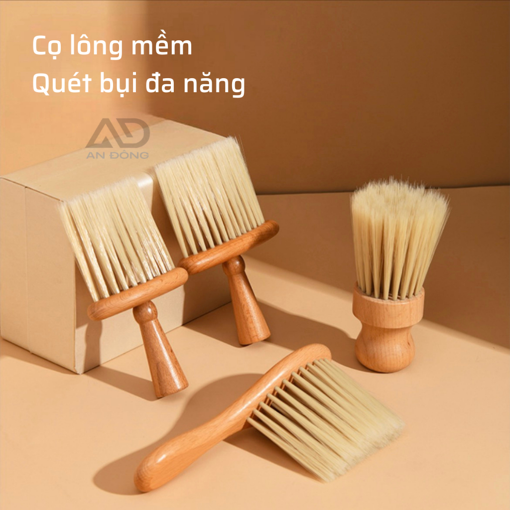 Chổi Quét Bụi Lông Mềm Mini Dành Cho Nội Thất Xe Hơi / Nhà Cửa / Văn Phòng / Bàn Phím An Đông SG