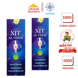 Xịt xk vimos xoa bóp giảm đau xương khớp tinh chất thảo dược tăng cường lưu thông khí huyết