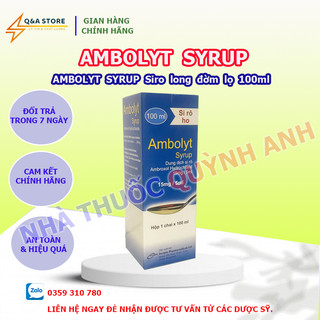 Ambolyt syrup siro long đờm lọ 100ml