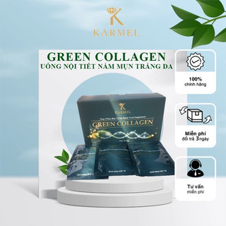 Uống Nội Tiết Nám Mụn Cân Bằng Nội Tiết, Giúp Da Trắng Sáng, Tăng Sinh Collagen - GREEN WHITE COLLAGEN USA KARMEL(KAMEL)