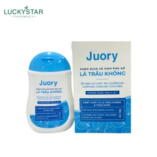 Dung dịch vệ sinh Phụ nữ Lá trầu không Juory 180ml sánh đặc tiết kiệm thơm mát