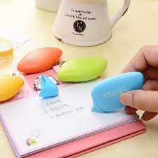 Bút xóa dạng kéo dài 8m hình quả xoài nhiều màu sắc hàng chính hãng vpp Minh Trí