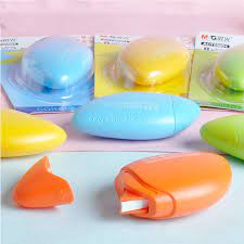 Bút xóa dạng kéo dài 8m hình quả xoài nhiều màu sắc hàng chính hãng vpp Minh Trí