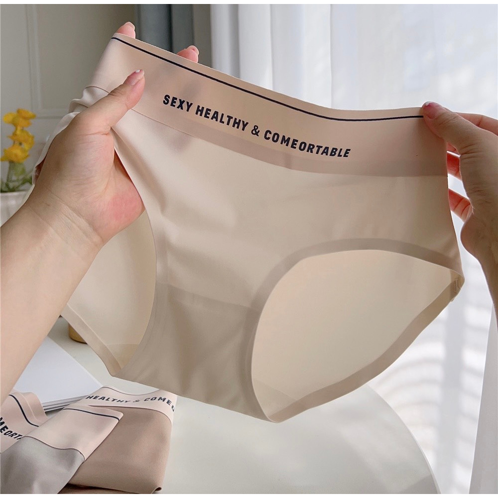 Quần Lót Nữ Cotton Viền Su Tàng Hình Chữ Sexy Healthy Thể Thao 1035 Hot .