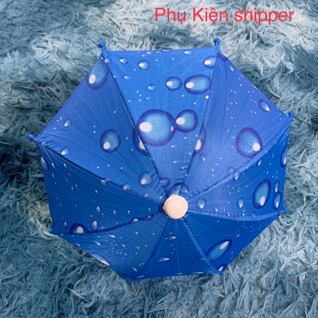 Ô Dù Mini Che Điện Thoại Đầu Xe Máy Đã Bao Gồm 2 Dây Thít