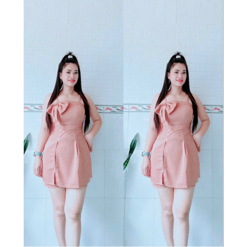 SÉT BỘ ĐÙI KIỂU ÁO DÂY PHỐI NƠ