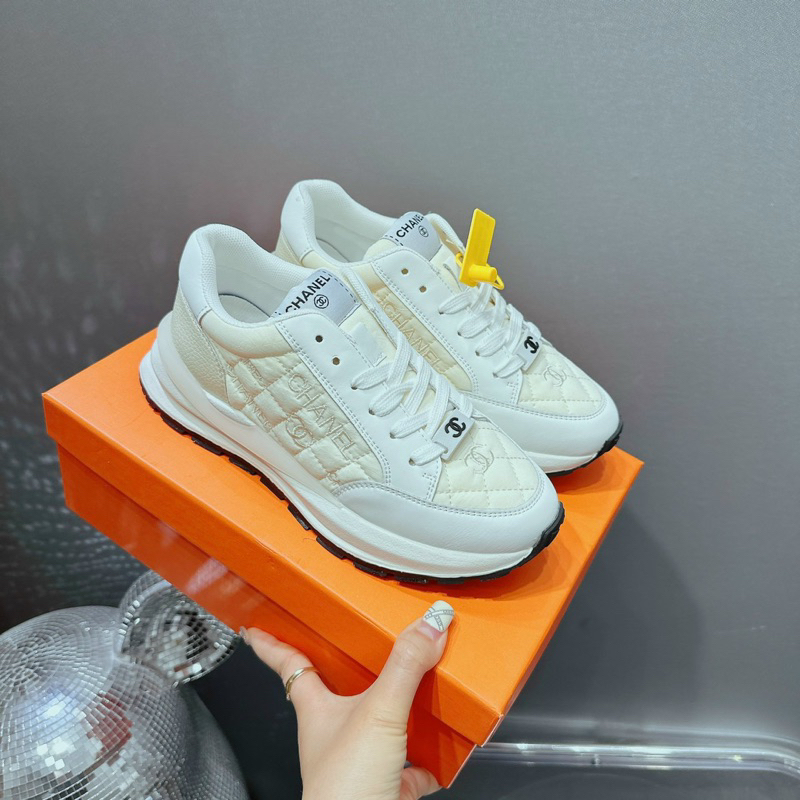 Giày thể thao thêu Cha.nel nữ - hàng QC fullbox