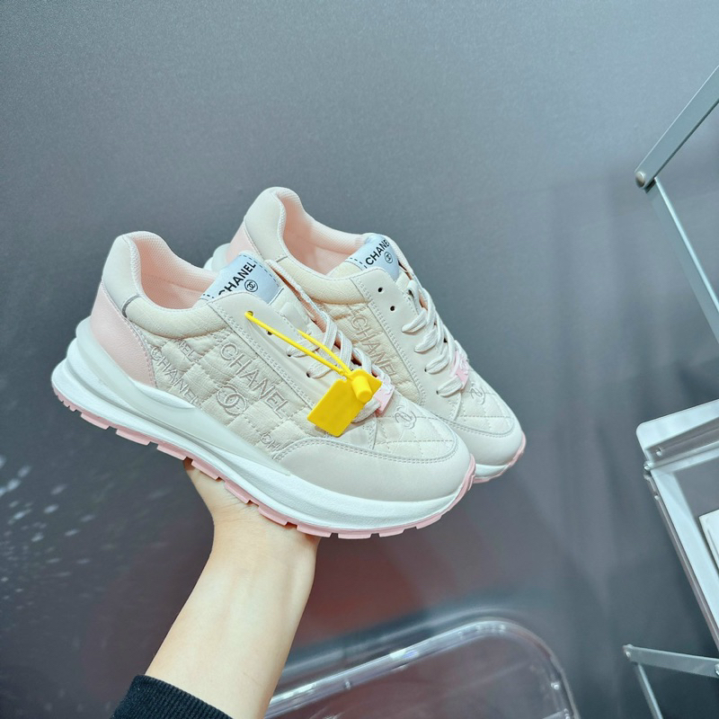 Giày thể thao thêu Cha.nel nữ - hàng QC fullbox