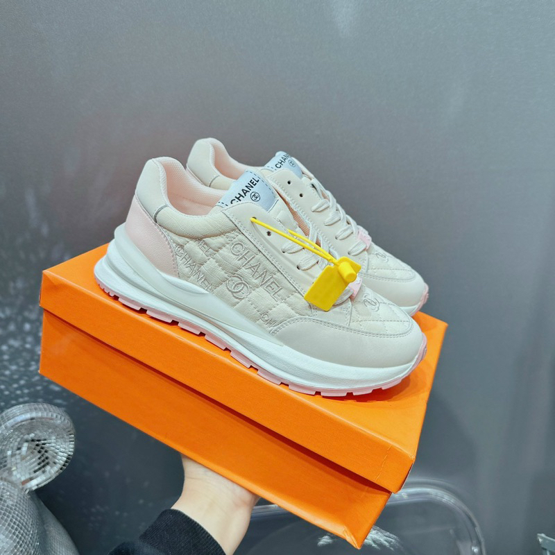 Giày thể thao thêu Cha.nel nữ - hàng QC fullbox