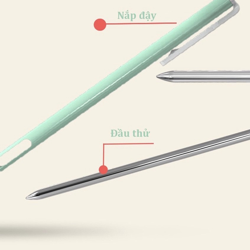 Nhiệt kế điện tử MISUTA 1 MÓN đo nước, pha sữa, thức ăn cao cấp đa năng