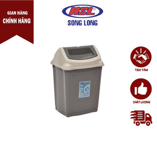 Thùng rác nắp lật 5l, 9l, 16l, 28l Song Long (có bán sỉ)