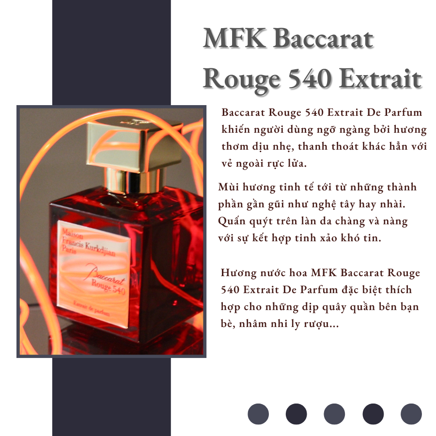 [Mẫu Thử]  10ml Nước hoa Maison Francis Kurkdjian Baccarat Rouge 540 Extrait | Nước hoa Unisex chính hãng| Delimaperfume | BigBuy360 - bigbuy360.vn