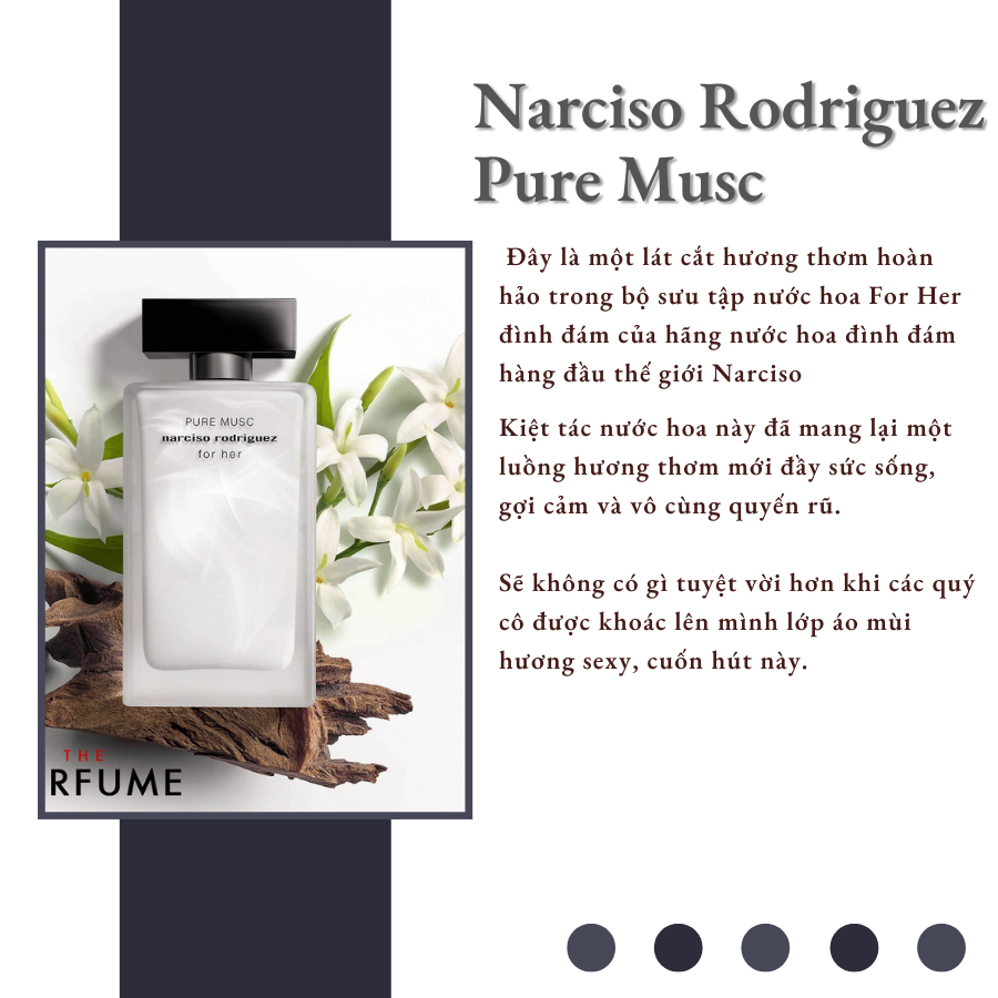 [Mẫu Thử] 10mlNước hoa Narciso Rodriguez Pure Musc For Her | Nước hoa nữ chính hãng | Delimaperfume | BigBuy360 - bigbuy360.vn