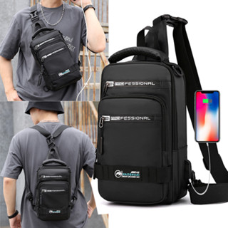 Túi đeo chéo nam, balo mini kiêm túi đeo chéo thời trang dành cho cả nam và nữ chất vải Oxford Cao Cấp chống nước.