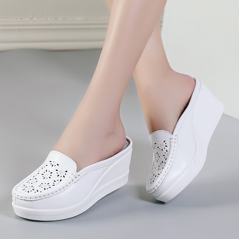 GIẦY SỤC DA BÒ 6cm