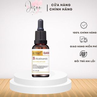 Tinh chất serum 20% niacinamide LAB SMART kiềm dầu, dưỡng trắng Dr Hsieh 30ml