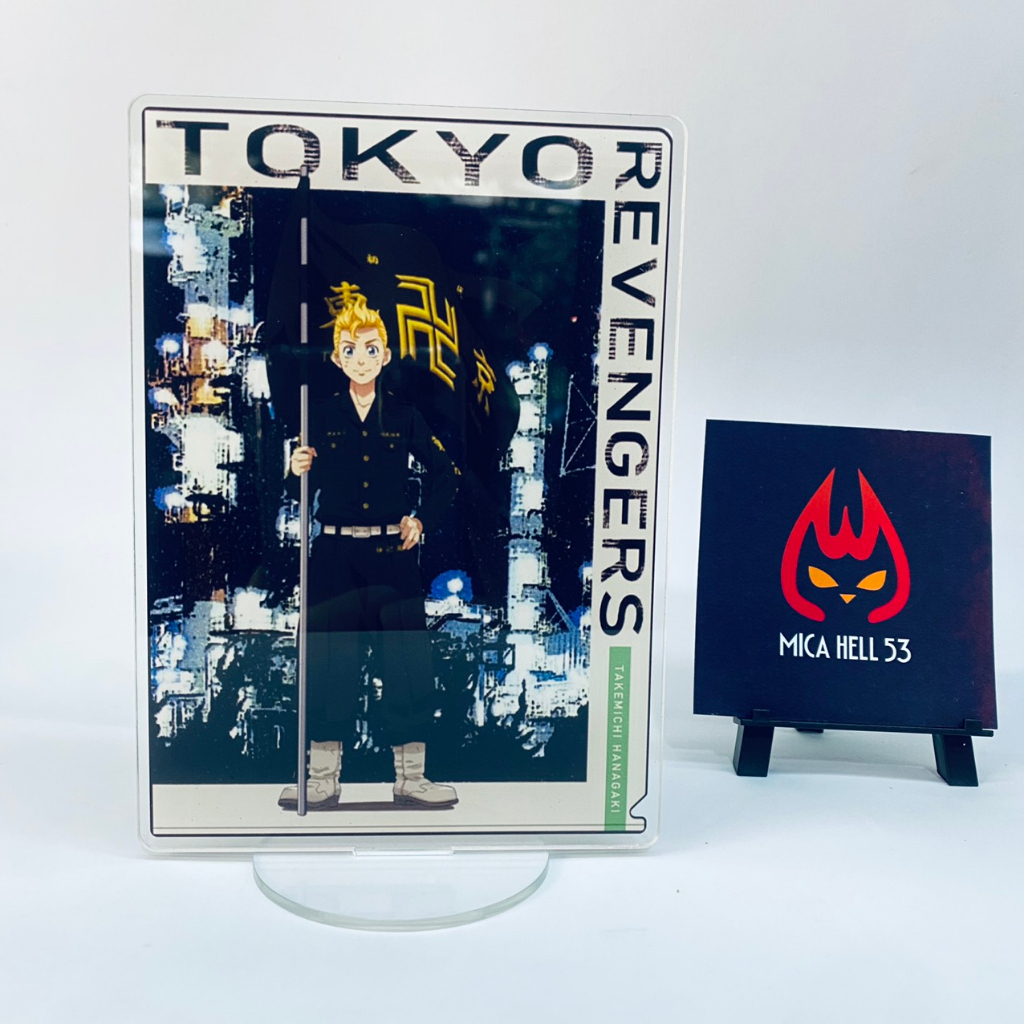 Standee mica 15cm Tượng Mica Anime Tokyo Revengers Acrylic Anime Manga Tokyo Revengers Khung Chữ Nhật SD2