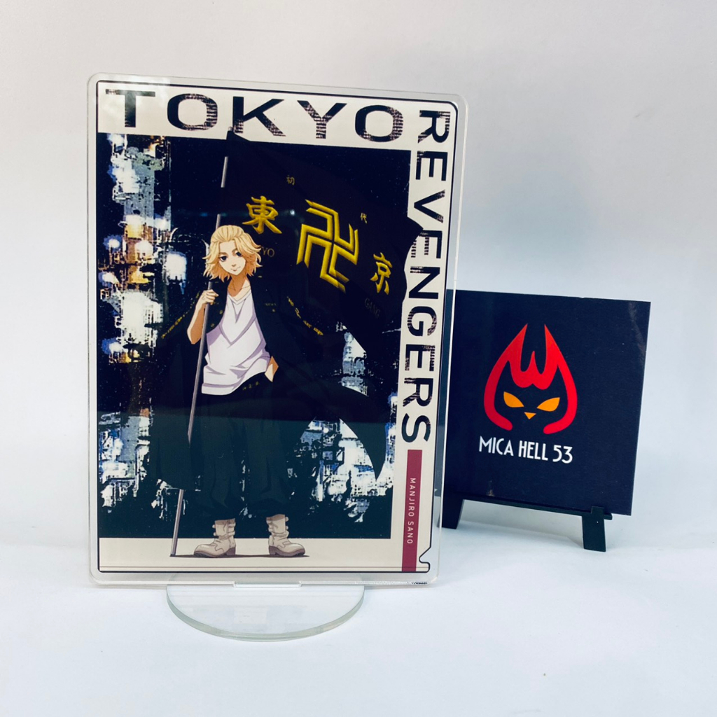 Standee mica 15cm Tượng Mica Anime Tokyo Revengers Acrylic Anime Manga Tokyo Revengers Khung Chữ Nhật SD2