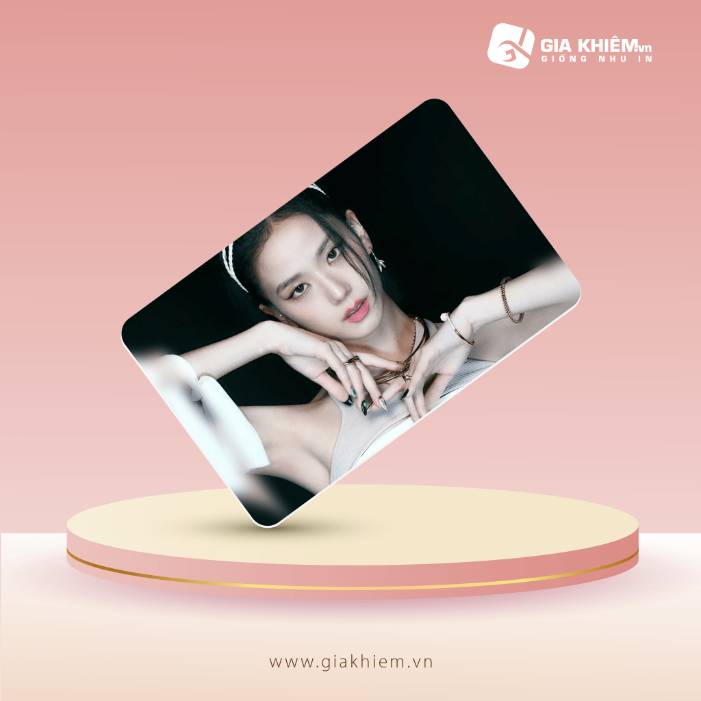 Card bơi BLACKPINK  Card nhựa dày như thẻ ATM CCCD