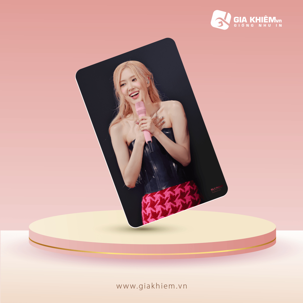 Card bơi BLACKPINK  Card nhựa dày như thẻ ATM CCCD