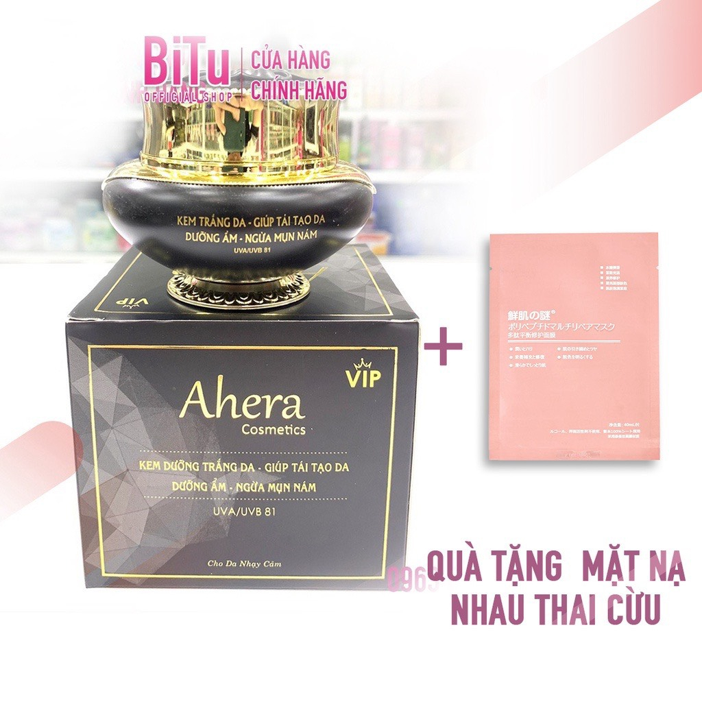 Kem Dưỡng Trắng Da AHERA - Tái Tạo Da - Dưỡng Ẩm - Ngừa Mụn Nám